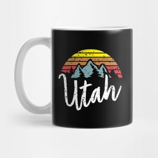 Utah Retro Eighties Style Mountains Design, Great Gift product Mug